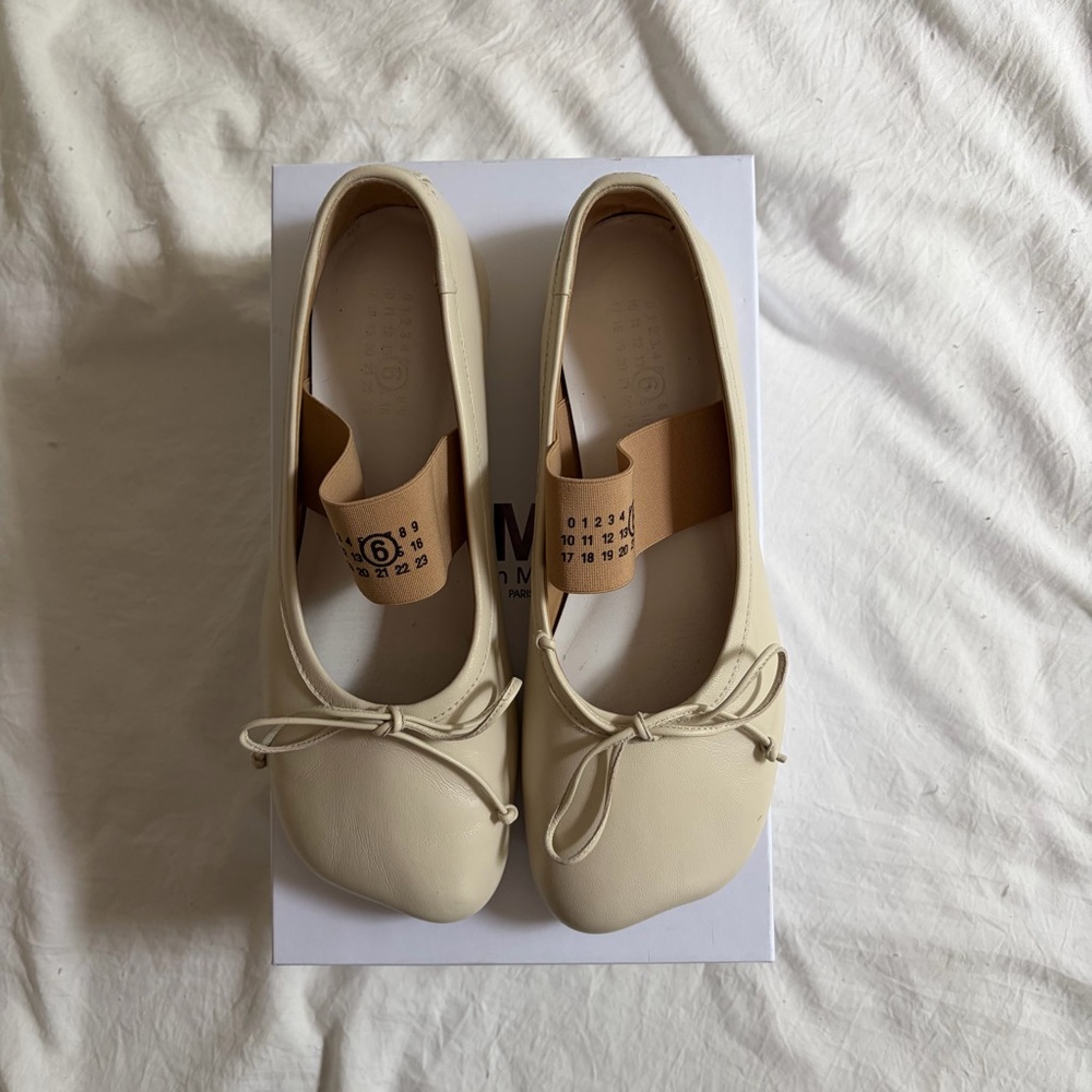 MM6 margiela anatomical ballet flats